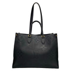 Louis Vuitton Tote Monogram Empreinte On The Go GM Noir Leather Cowhide