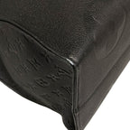 Louis Vuitton Tote Monogram Empreinte On The Go GM Noir Leather Cowhide — view 6