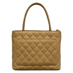 Chanel Tote Reissue Beige Gold CC Logo — view 3