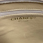 Chanel Tote Reissue Beige Gold CC Logo — view 8
