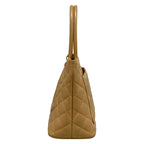 Chanel Tote Reissue Beige Gold CC Logo — view 4