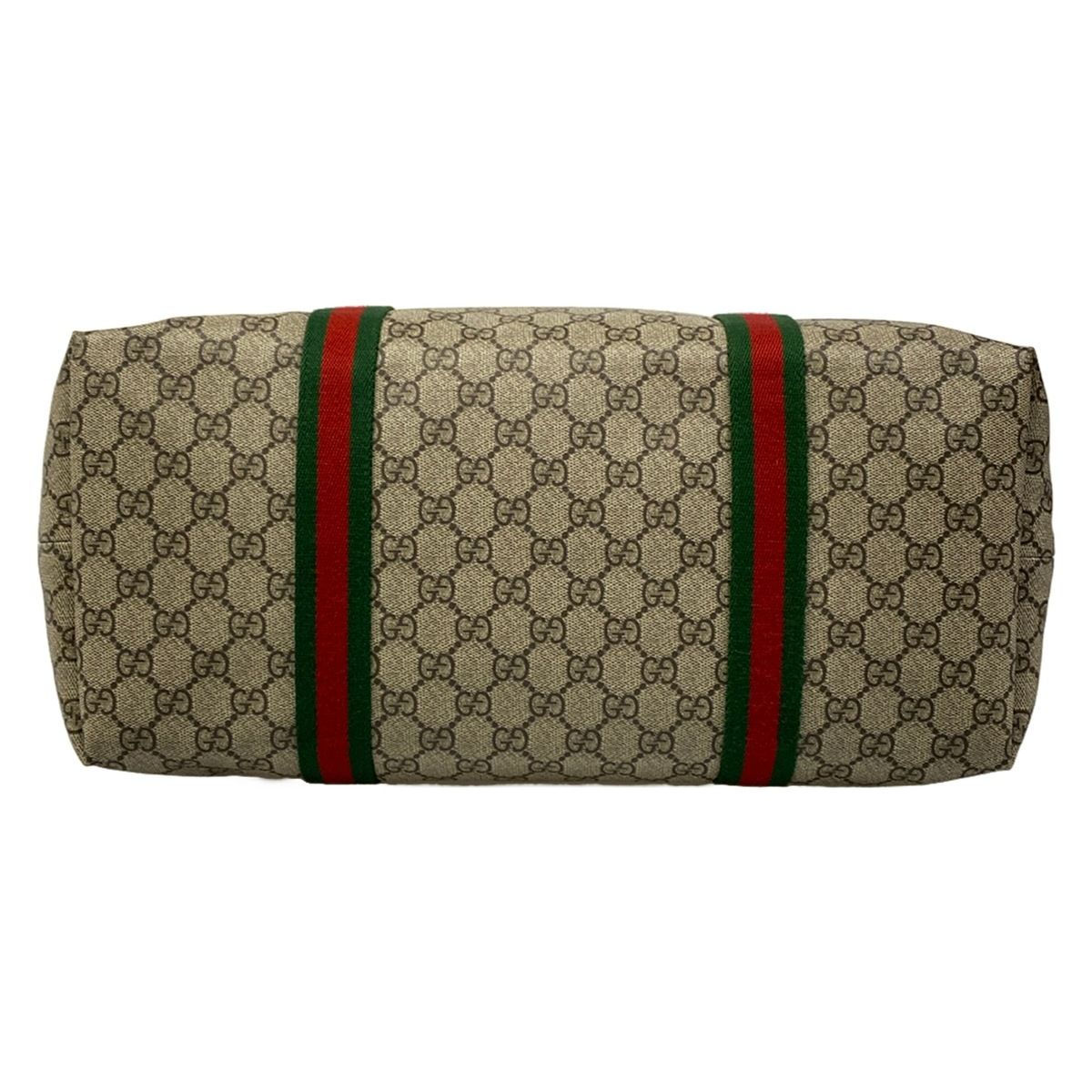 Gucci Tote GG Tenda Gray Dark Brown Multi — view 5