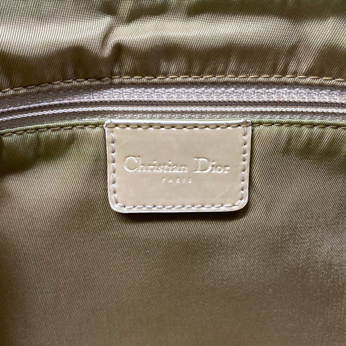 Dior Shoulder Bag Maris Pearl Beige Leather — view 9