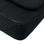 Saint Laurent Paris Shoulder Bag Black Chain Cotton — view 6