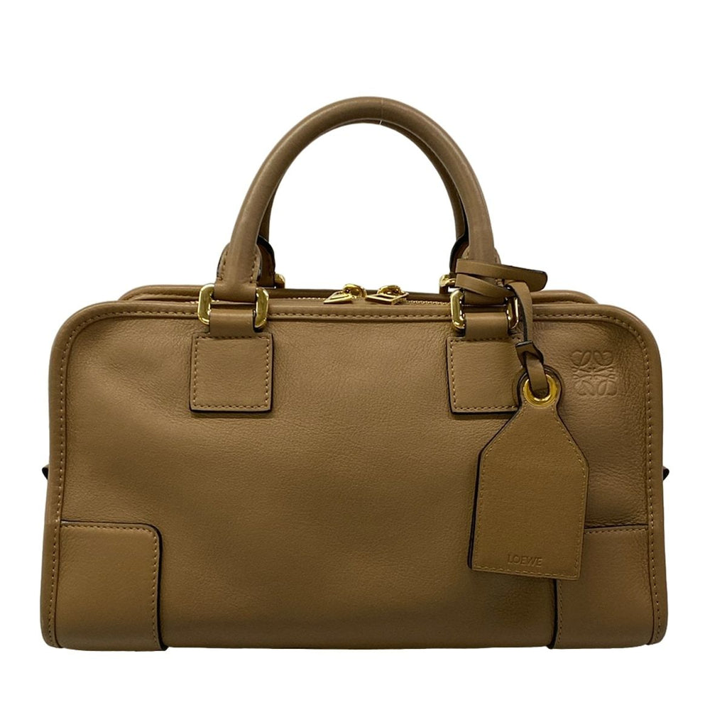 Loewe Handbag Amazona 28 Brown Leather