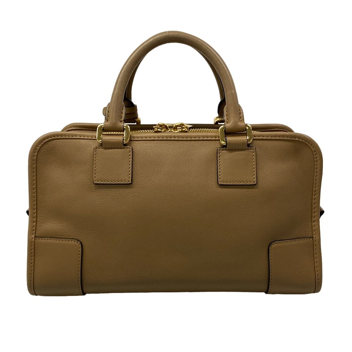 Loewe Handbag Amazona 28 Brown Leather — view 3