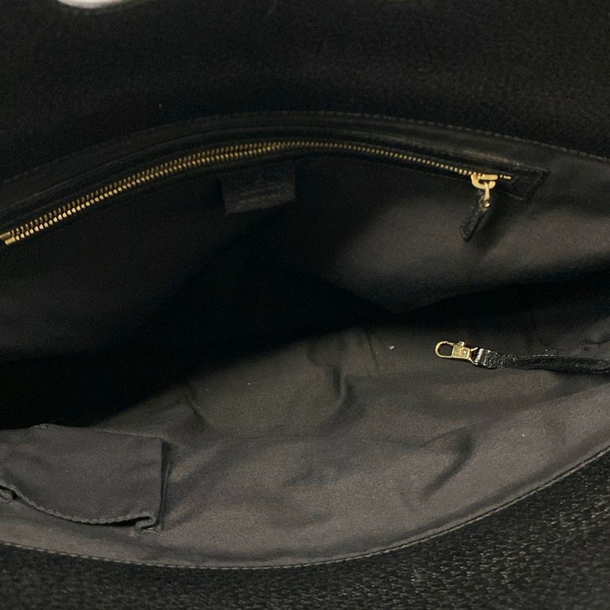 Gucci Tote Sherry Black Leather — view 7