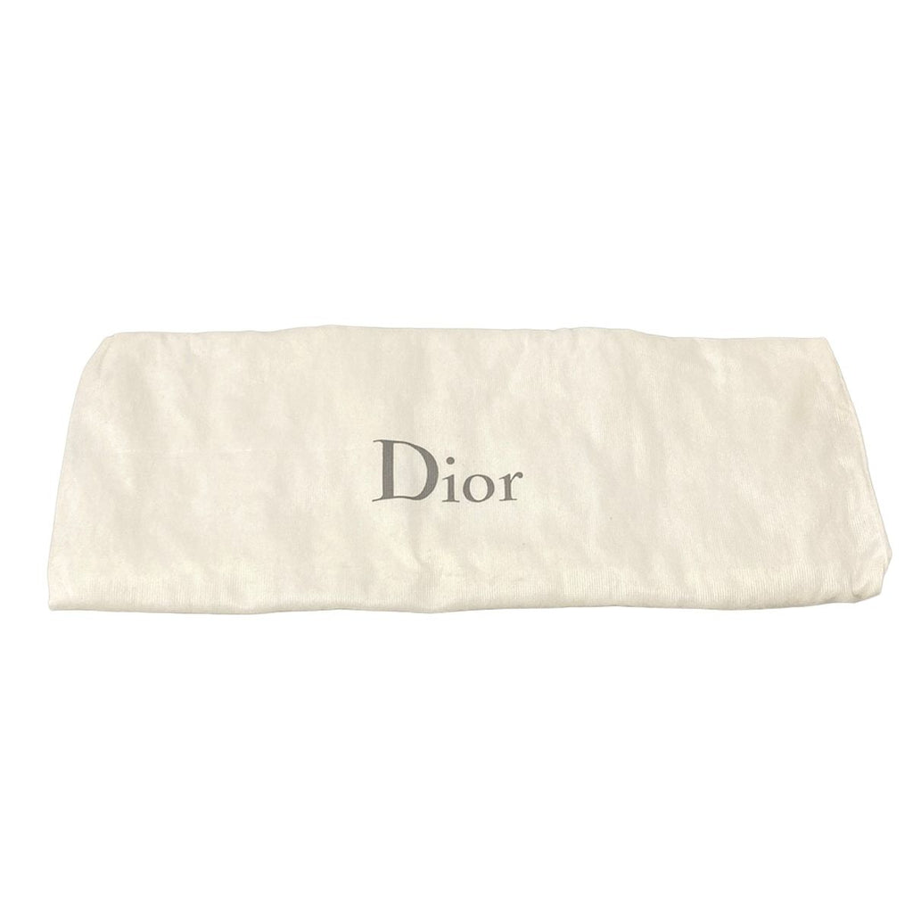 Dior Shoulder Bag Gaucho Beige Brown Lame Leather — view 8