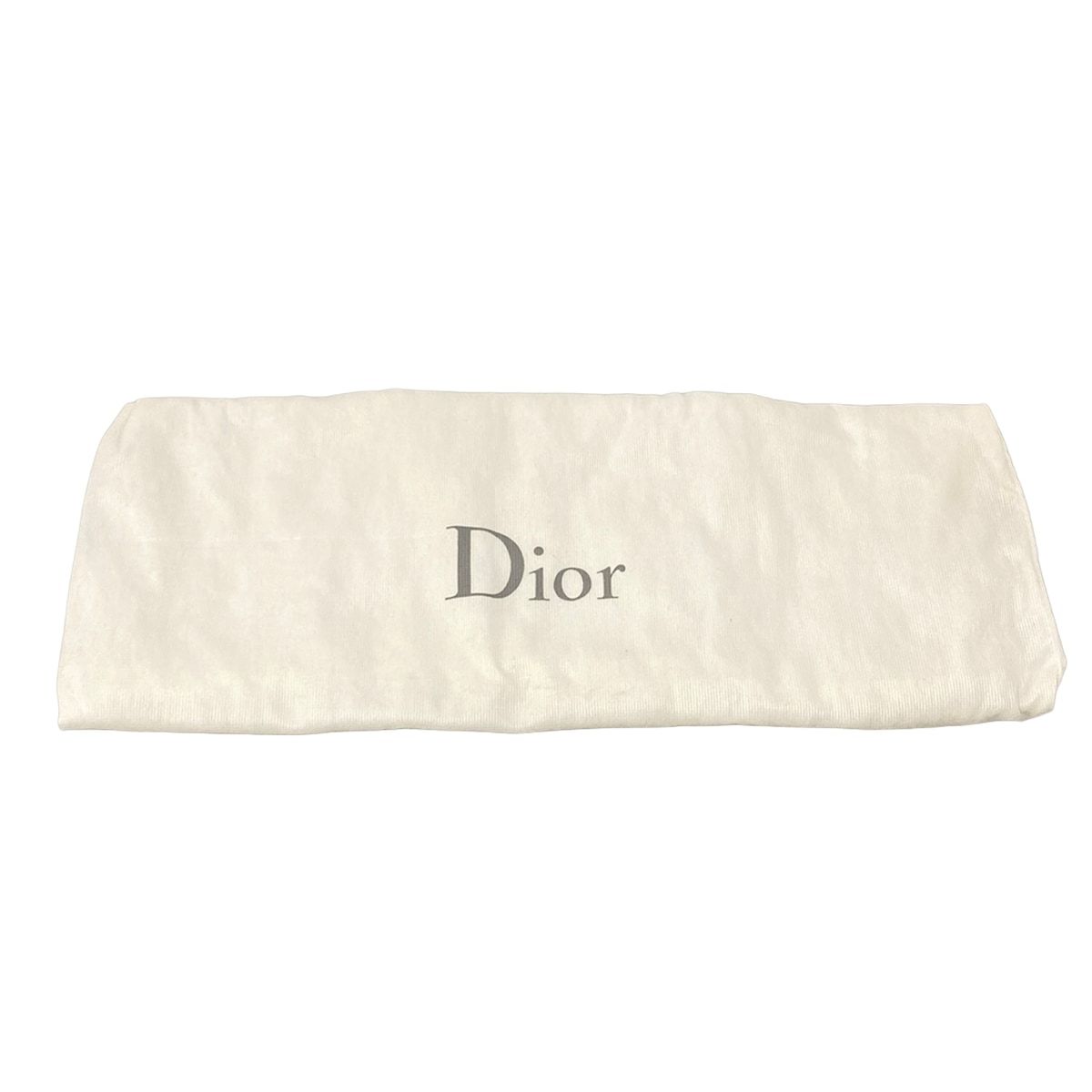 Dior Shoulder Bag Gaucho Beige Brown Lame Leather — view 8