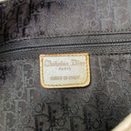 Dior Shoulder Bag Gaucho Beige Brown Lame Leather — view 9