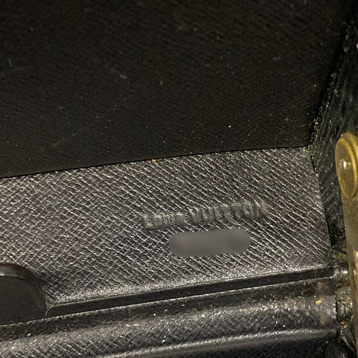 Louis Vuitton Attache Case Epi President Noir Leather Handbag — view 9