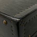 Louis Vuitton Attache Case Epi President Noir Leather Handbag — view 6