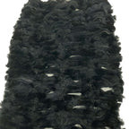 Fendi Shawl Black Fur Scarf — view 3