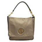 Loewe Handbag Beige Gold Leather