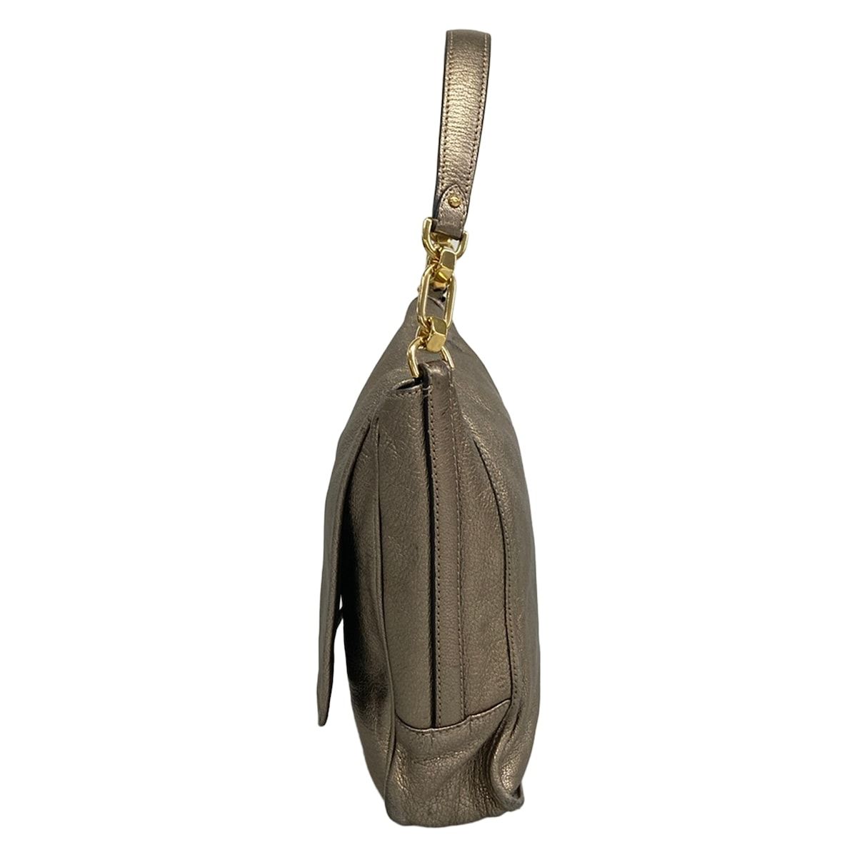 Loewe Handbag Beige Gold Leather — view 4