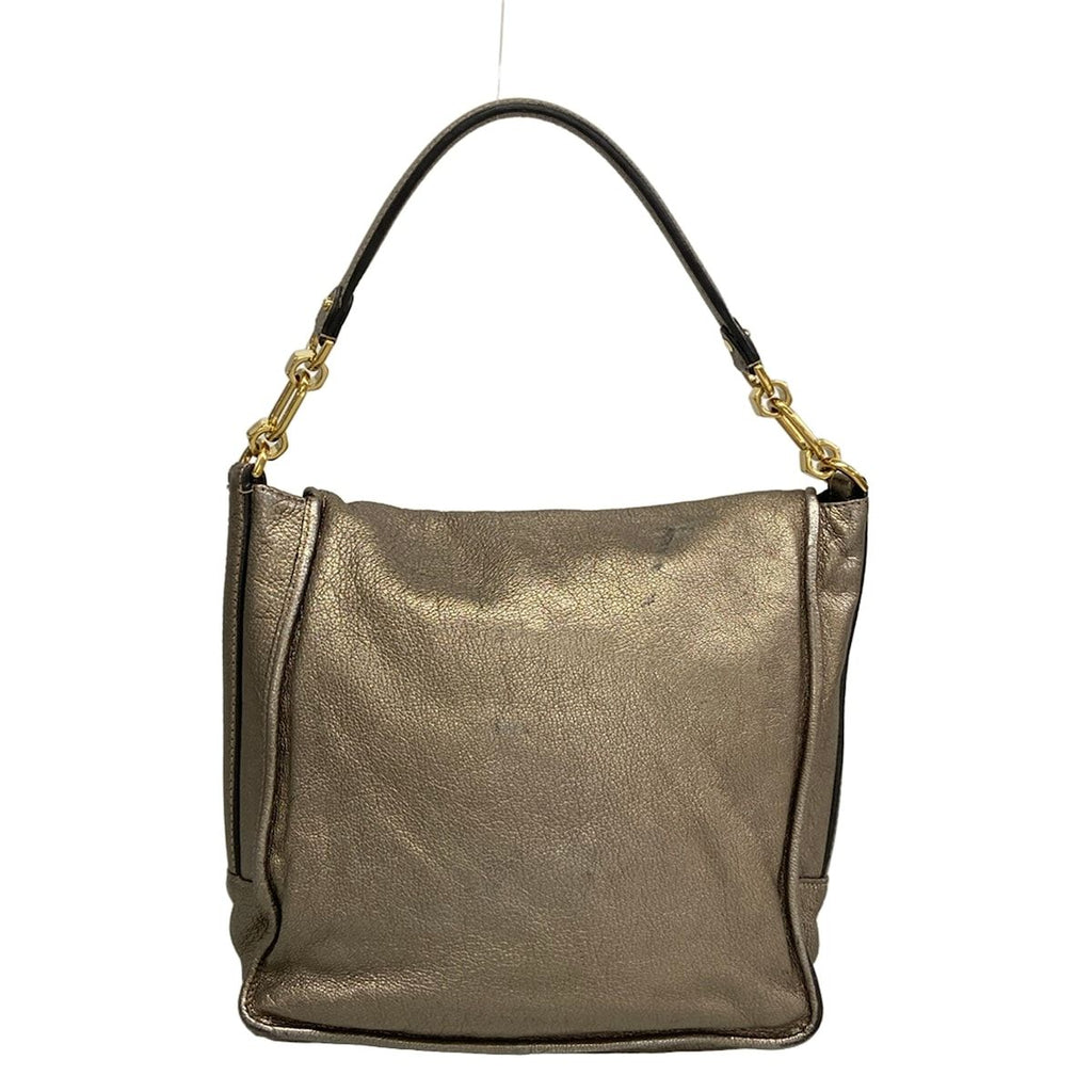 Loewe Handbag Beige Gold Leather — view 3