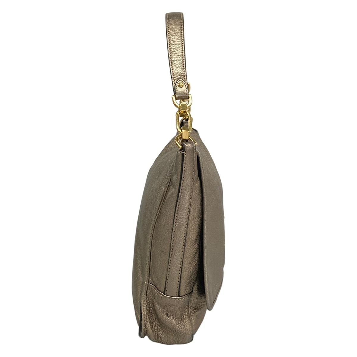 Loewe Handbag Beige Gold Leather — view 2