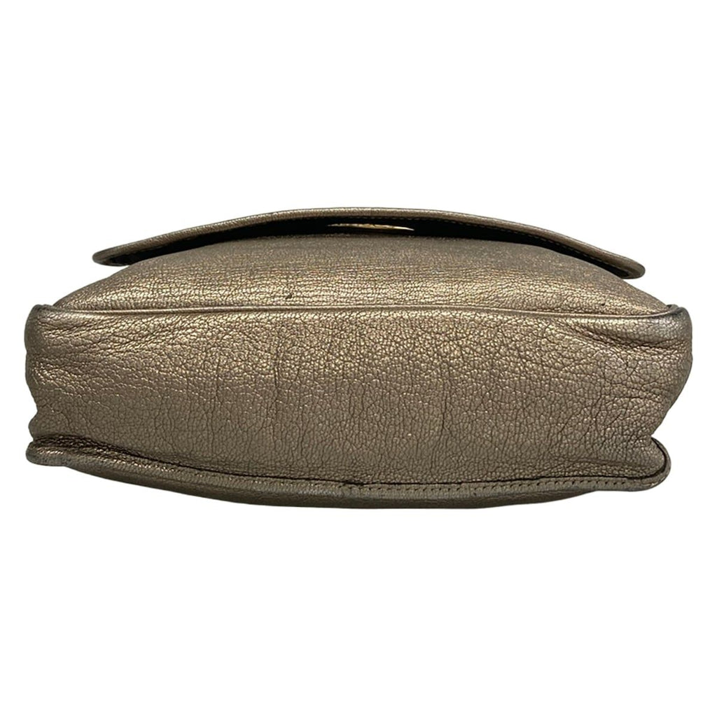 Loewe Handbag Beige Gold Leather — view 5