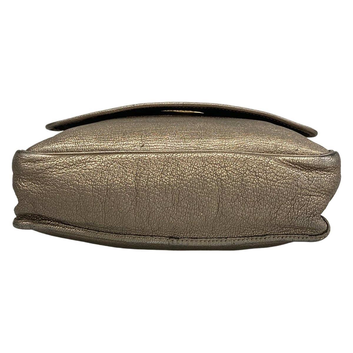 Loewe Handbag Beige Gold Leather — view 5