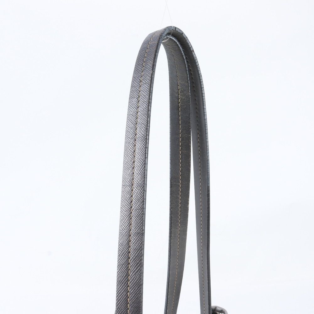 Prada Tessuto Nylon Triangle Logo Tote Shoulder Rim with — view 2