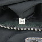 Prada Tessuto Nylon Triangle Logo Tote Shoulder Rim with — view 9