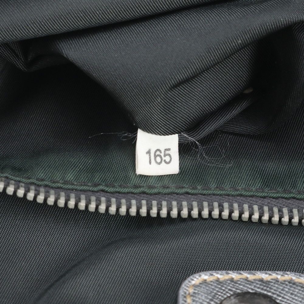 Prada Tessuto Nylon Triangle Logo Tote Shoulder Rim with — view 9