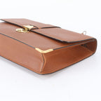 Gucci O-rudo 004 14 Leather 2-Way Shoulder Bag Crossbody Messenger Brown — view 4