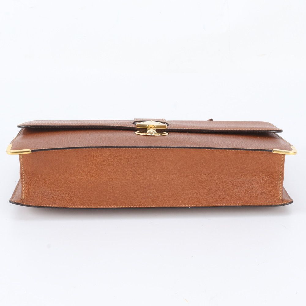 Gucci O-rudo 004 14 Leather 2-Way Shoulder Bag Crossbody Messenger Brown — view 6