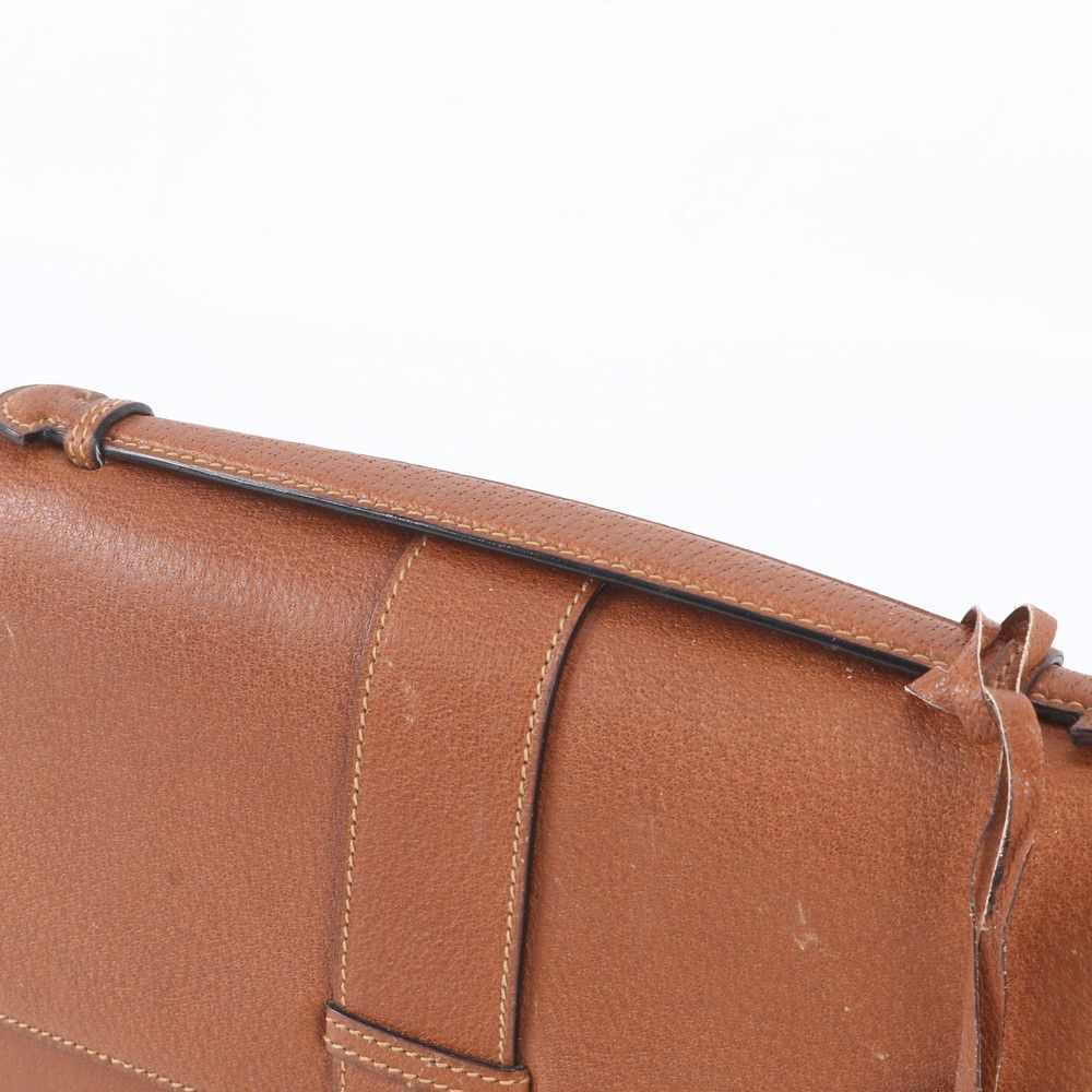 Gucci O-rudo 004 14 Leather 2-Way Shoulder Bag Crossbody Messenger Brown — view 2