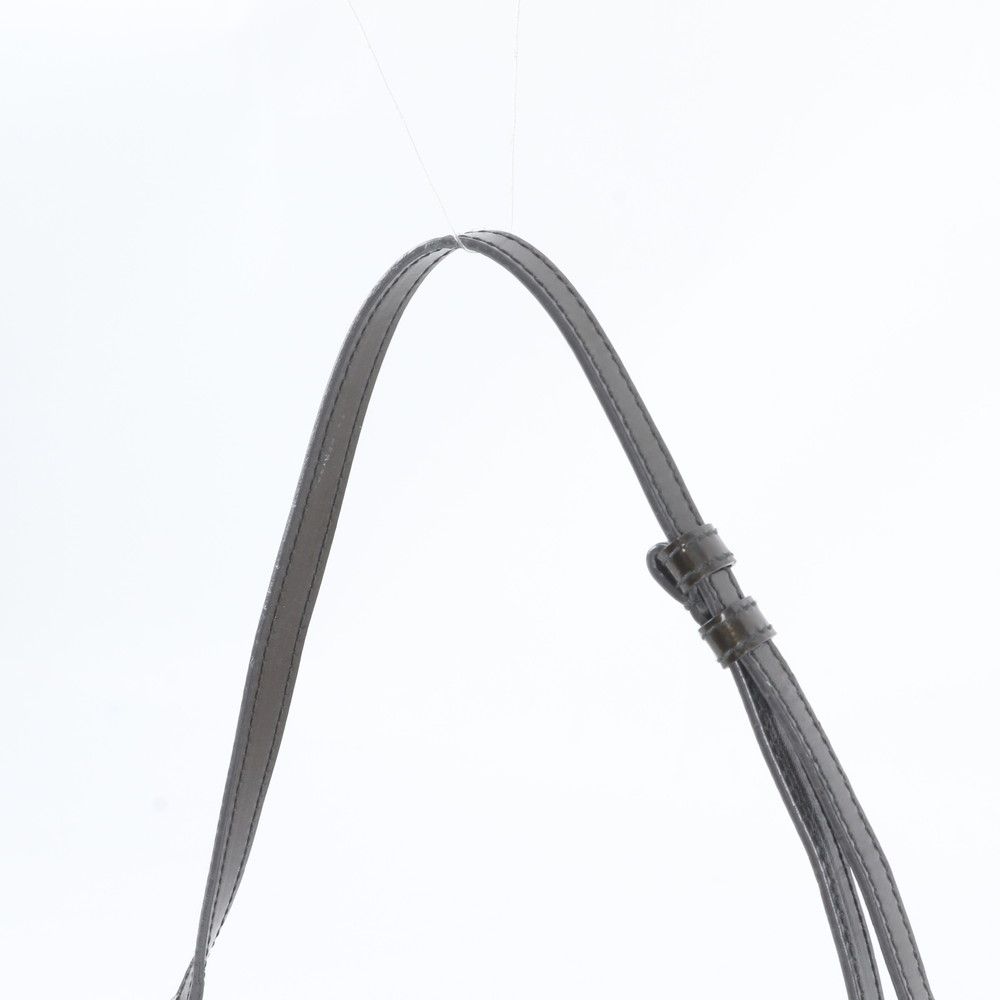 Dior Maris Pearl Trotter Embossed Leather Shoulder Bag Brown — view 2