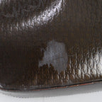 Dior Maris Pearl Trotter Embossed Leather Shoulder Bag Brown — view 9
