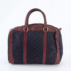 Gucci Vintage GG Shooting Star 33 Leather Mini Boston Tote Shoulder Hand — view 3