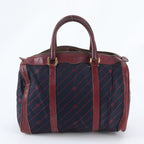 Gucci Vintage GG Shooting Star 33 Leather Mini Boston Tote Shoulder Hand