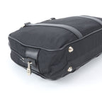 Prada Tessuto Nylon Saffiano Leather Business Tote Black — view 4