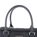 Prada Tessuto Nylon Saffiano Leather Business Tote Black — view 2