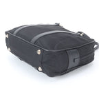 Prada Tessuto Nylon Saffiano Leather Business Tote Black — view 6