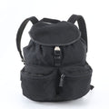 Prada Tessuto Nylon Triangle Logo Leather Backpack
