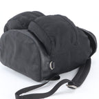 Prada Tessuto Nylon Triangle Logo Leather Backpack — view 4