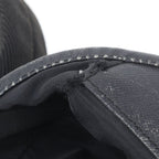Prada Tessuto Nylon Triangle Logo Leather Backpack — view 8