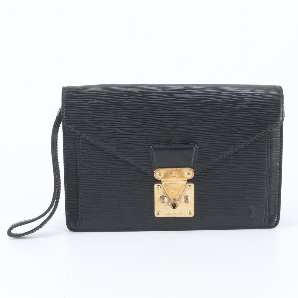 Louis Vuitton Epi Series Dragonne Pochette Leather Clutch Pouch