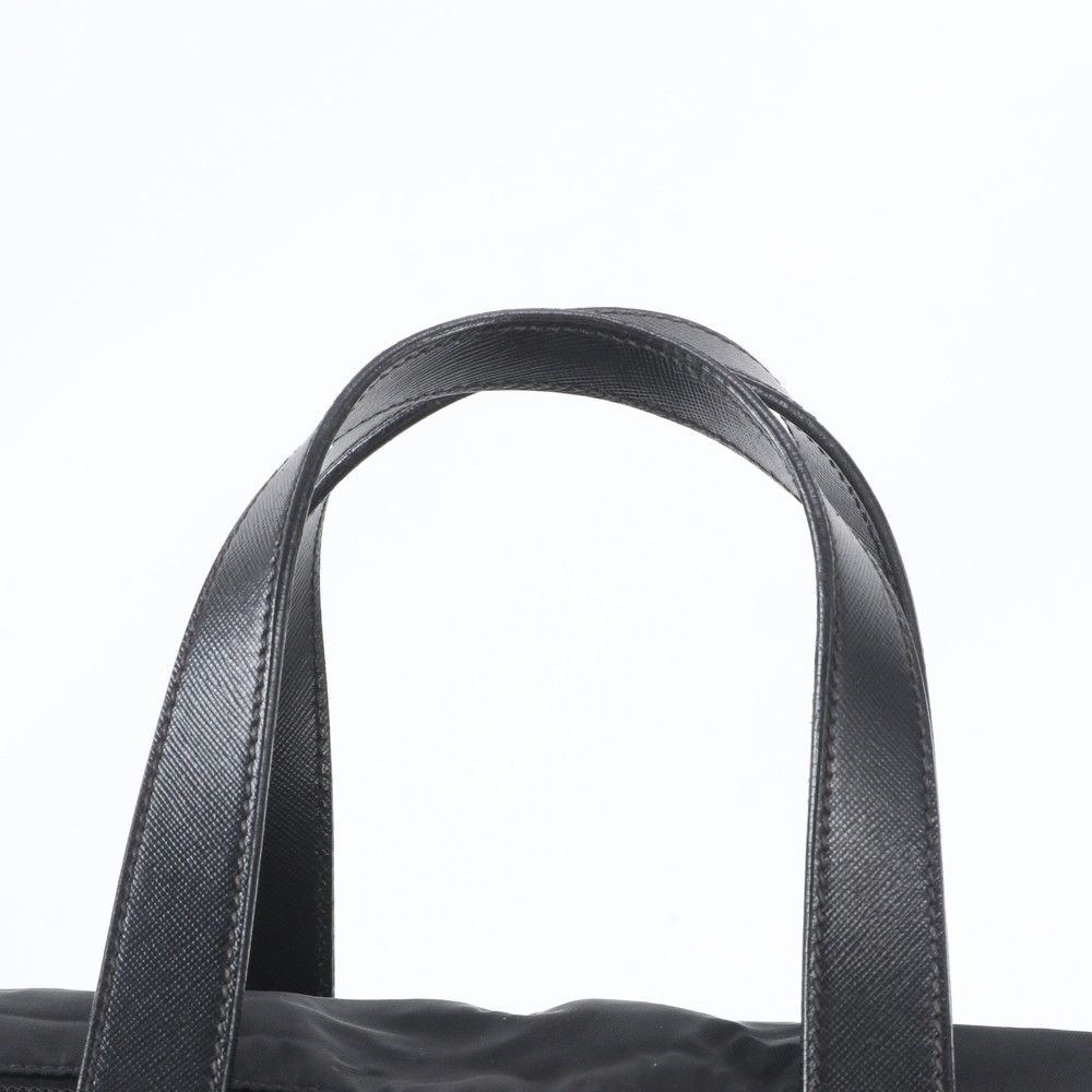 Prada Tessuto Nylon Leather 2-Way Business Crossbody Document Tote Shoulder — view 2