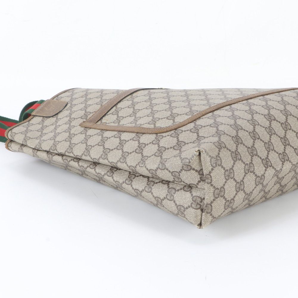 Gucci Vintage Sherry Line GG Split-m Leather Tote Shoulder — view 5