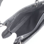 Gucci Bamboo GG Nylon Leather Tote Shoulder Hand Black — view 7
