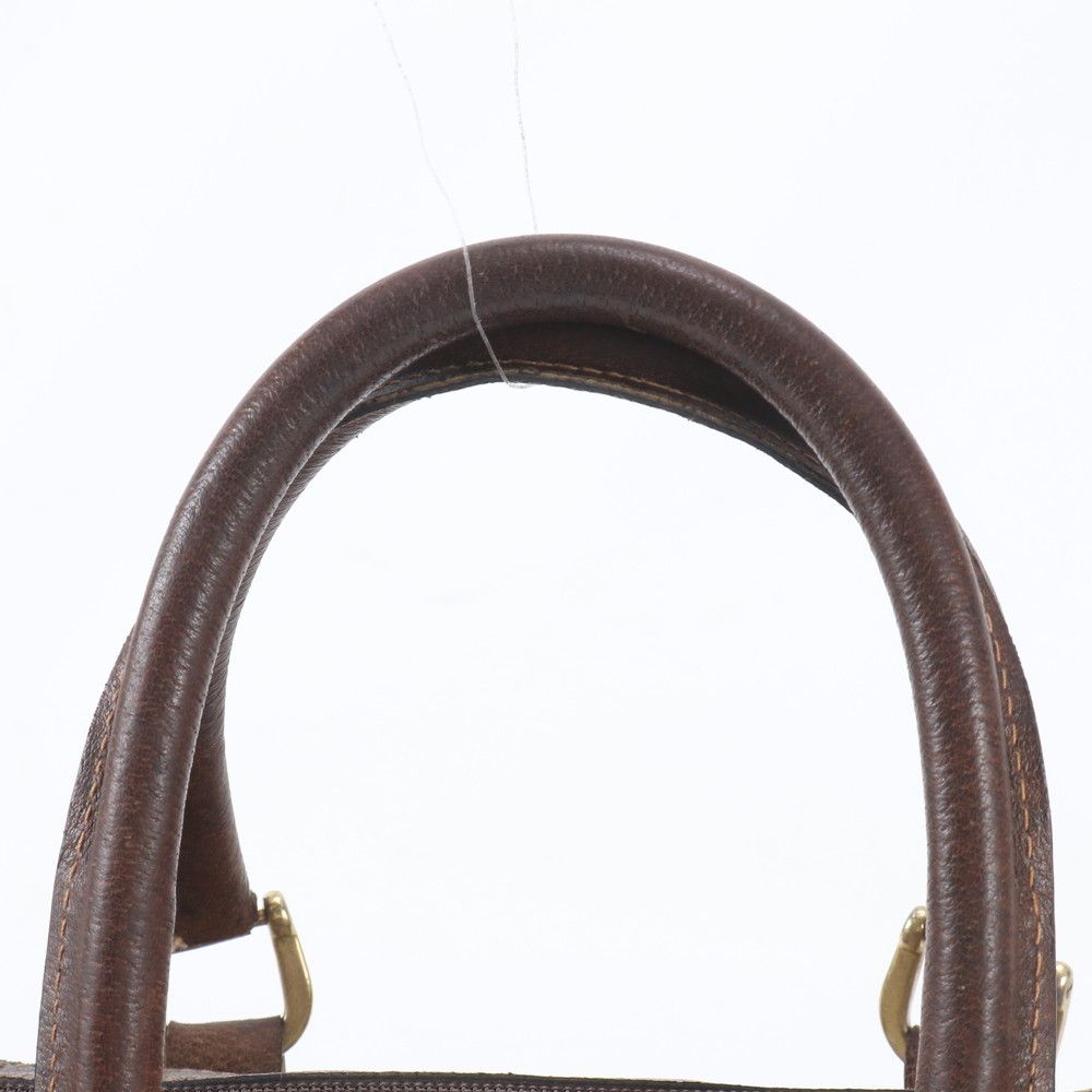 Gucci Vintage O'ludo GG Springs M Sherry Line Leather Handbag Tote — view 2