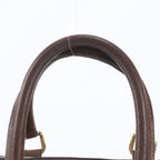 Gucci Vintage O'ludo GG Springs M Sherry Line Leather Handbag Tote — view 2