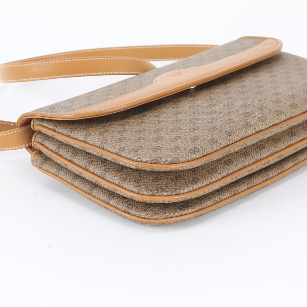 Gucci Vintage O'ludo Micro 256 Leather Shoulder Bag Crossbody — view 5