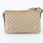 Gucci GG Canvas Leather Shoulder Bag Crossbody — view 3