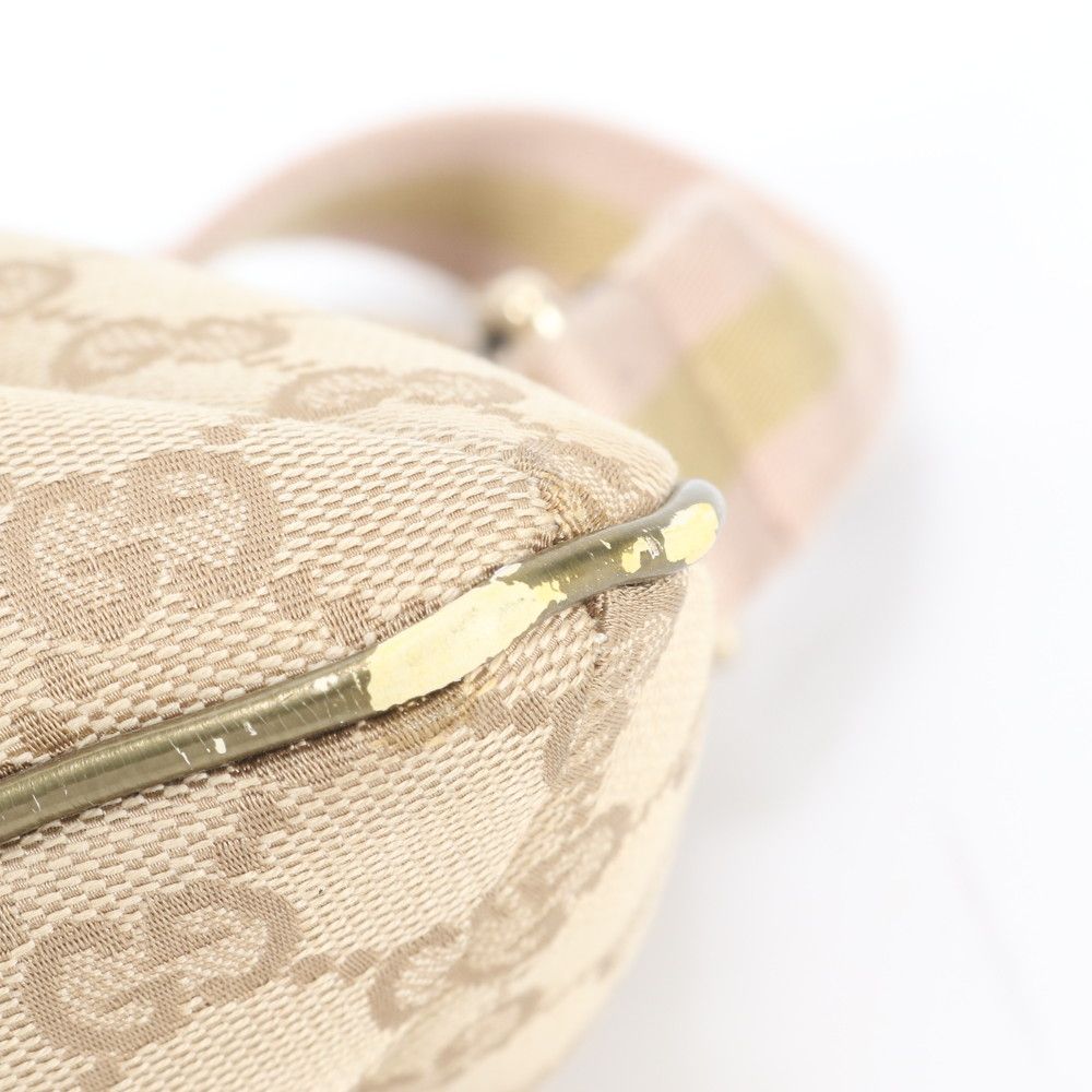 Gucci GG Canvas Leather Shoulder Bag Crossbody — view 9