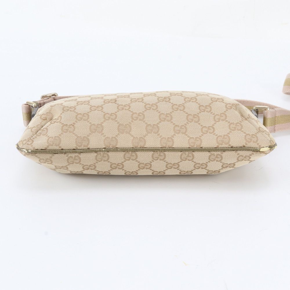 Gucci GG Canvas Leather Shoulder Bag Crossbody — view 6