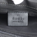 Gucci Bamboo GG Nylon 002 Handbag Tote Leather Black — view 8